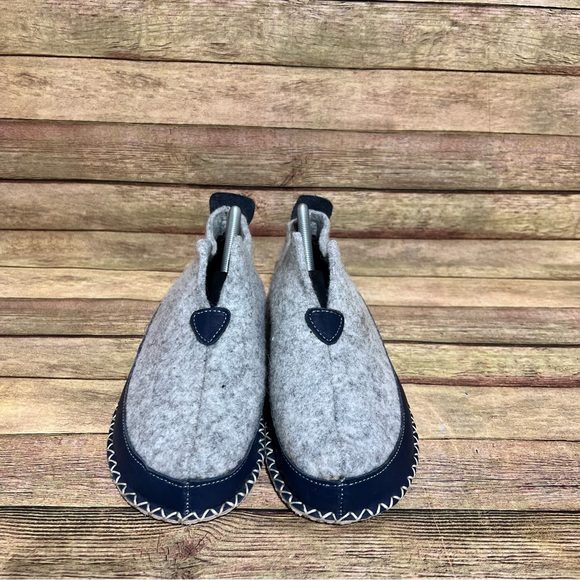 Comfortfube Grey Wool Slippers - Picture 6 of 8